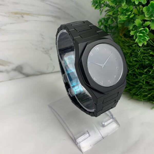 Black Arabic Aura – Premium Arabic Dial Men's Watch | Modern & Minimal - Image 4