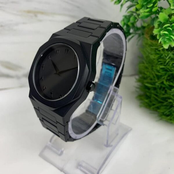 Black Arabic Aura – Premium Arabic Dial Men's Watch | Modern & Minimal - Image 3